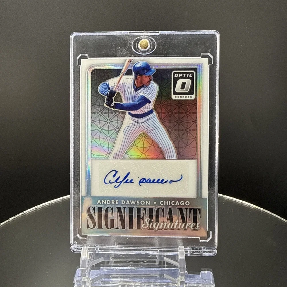 2016 Panini Donruss Optic Significant Signatures Andre Dawson Auto